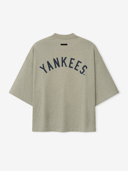 Essentials Yankees Merch Tee Seal Heather