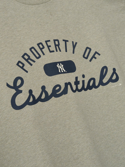 Essentials Yankees Merch Tee Seal Heather