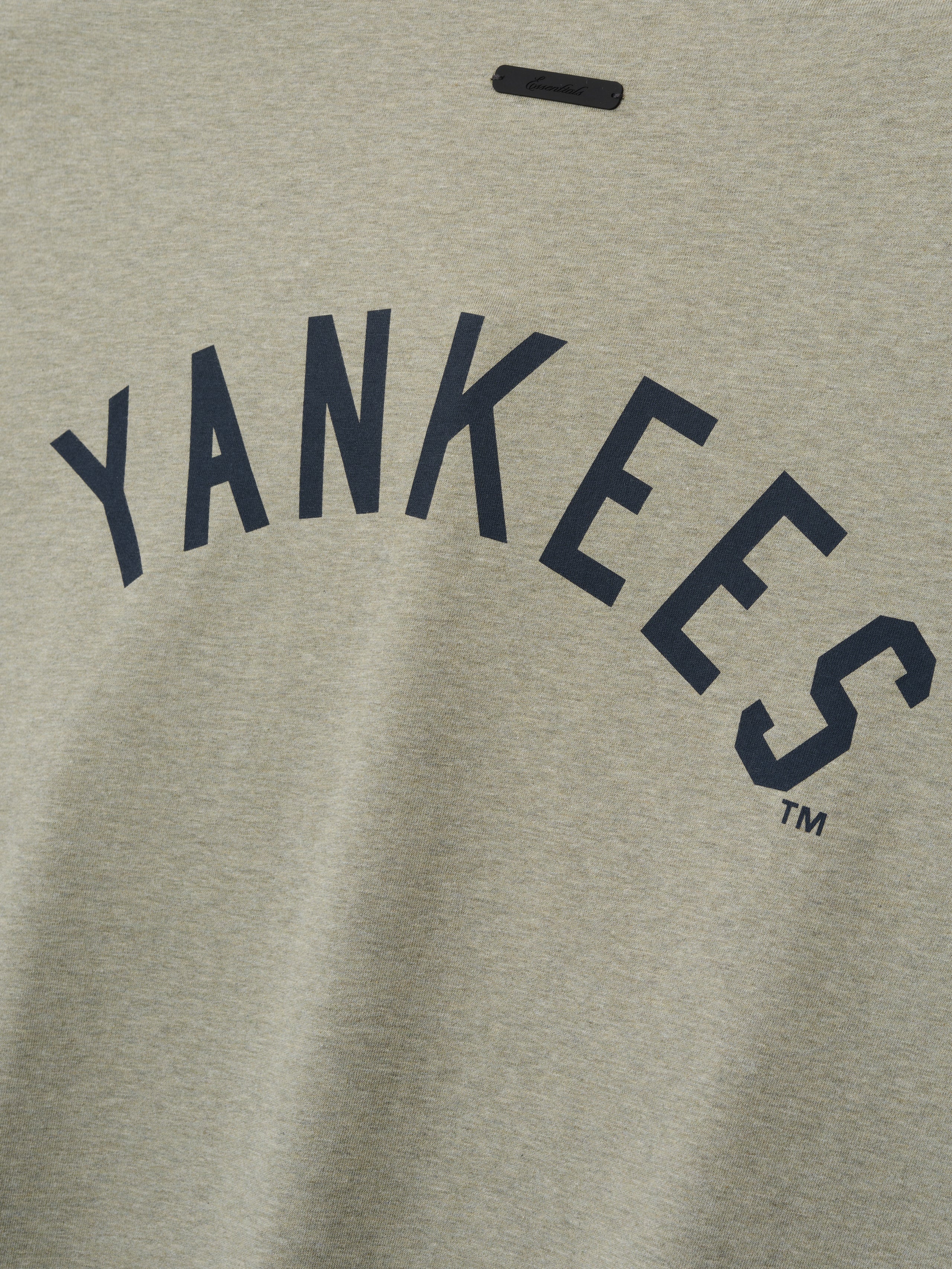 Essentials Yankees Merch Tee Seal Heather