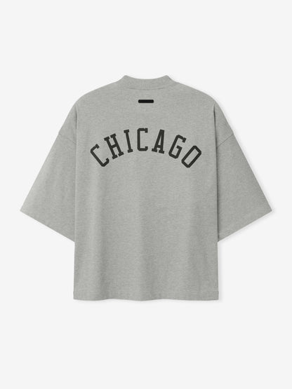 Essentials White Sox Merch Tee Concrete Heather
