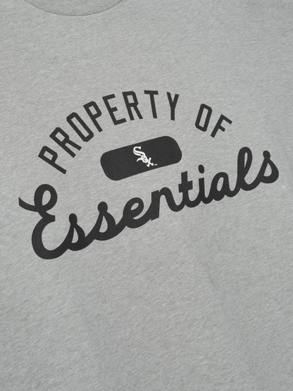 Essentials White Sox Merch Tee Concrete Heather