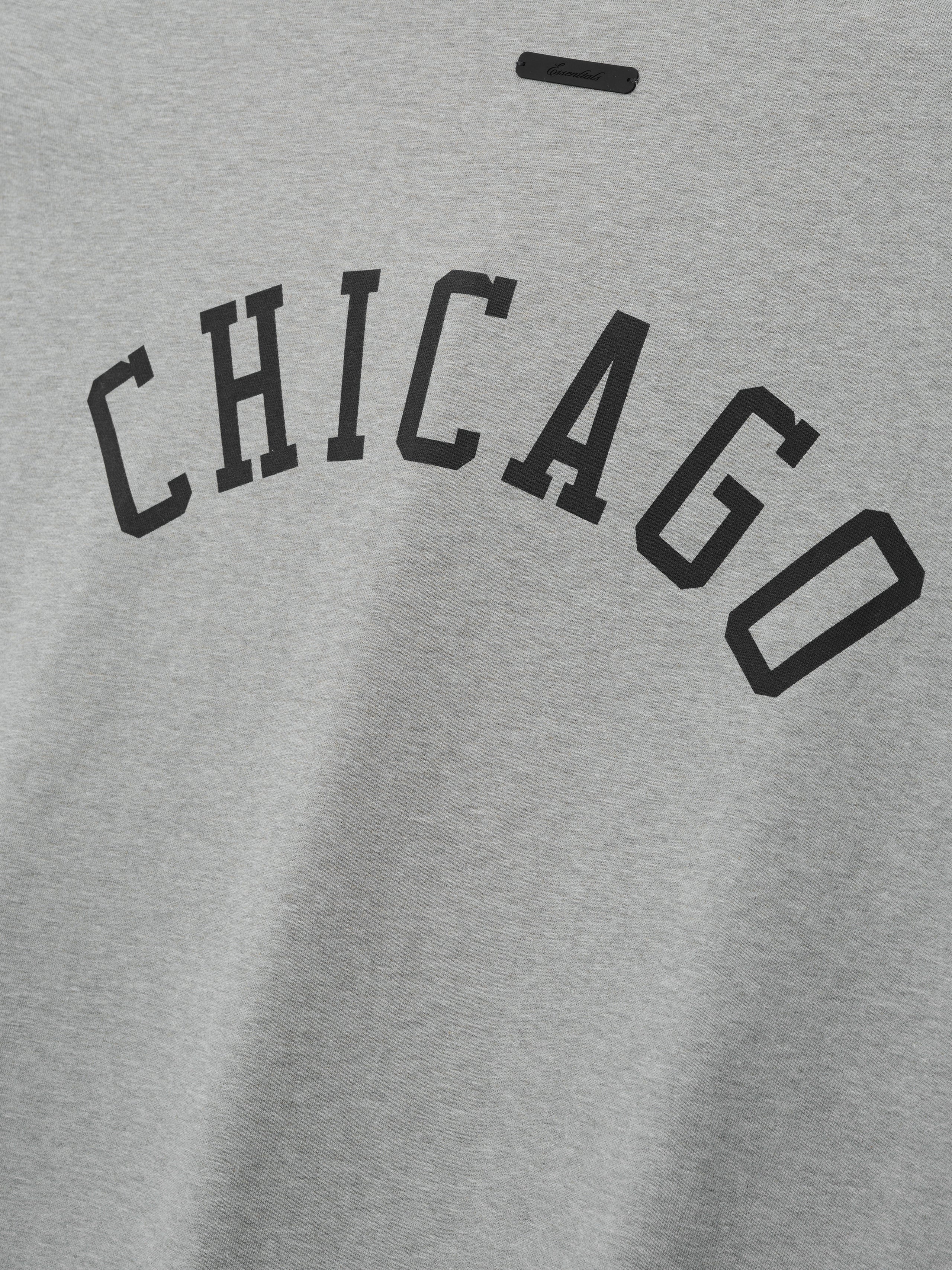 Essentials White Sox Merch Tee Concrete Heather