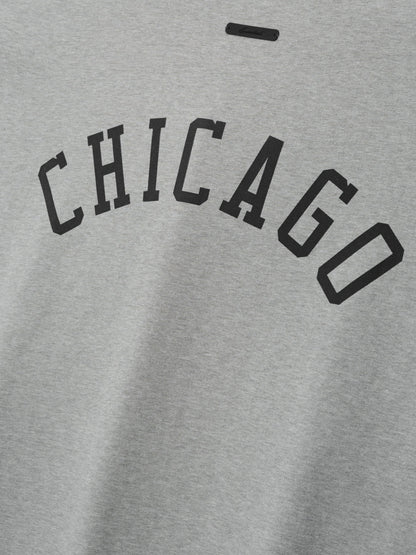 Essentials White Sox Merch Tee Concrete Heather