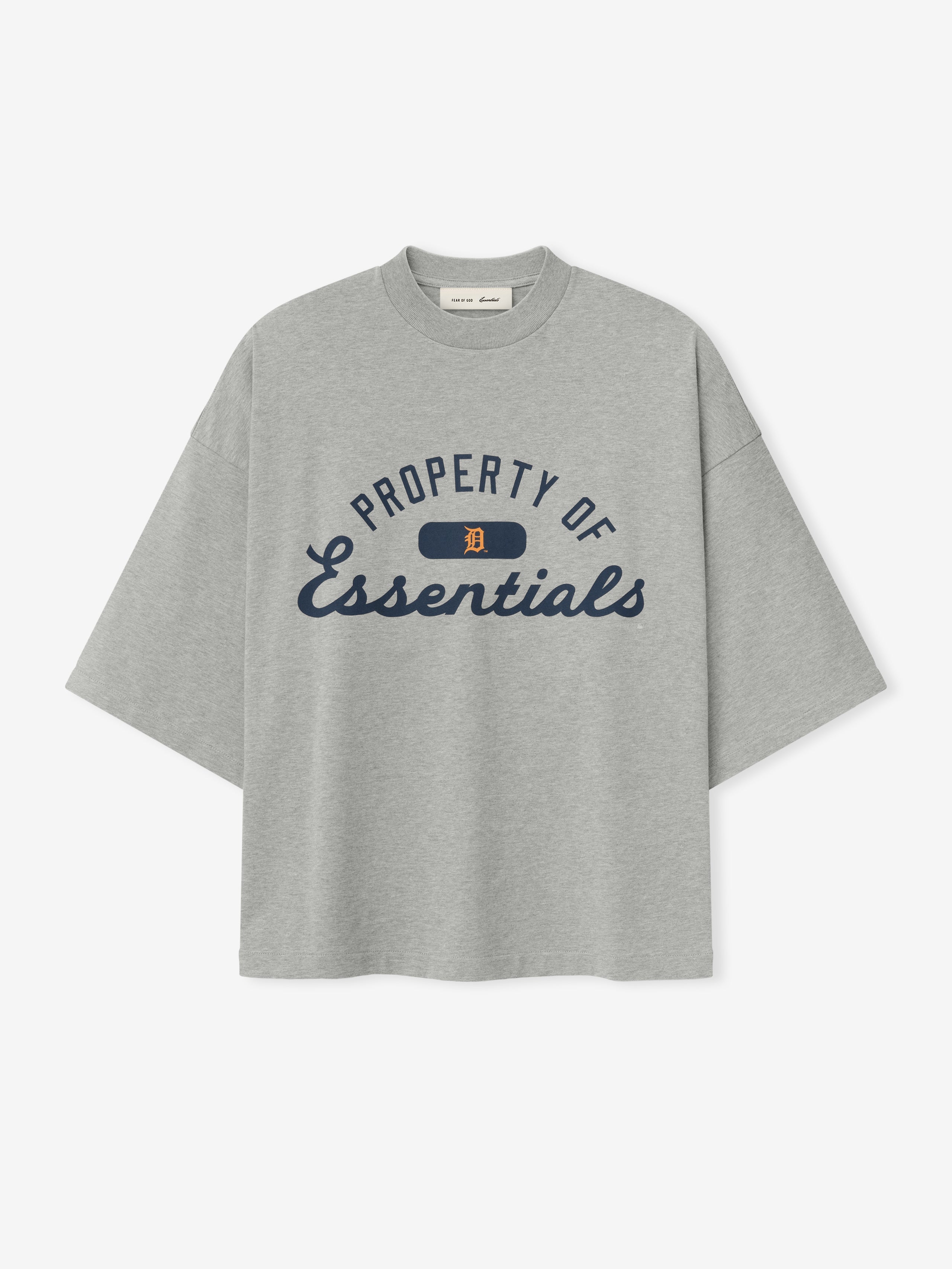Essentials Tigers Merch Tee Concrete Heather