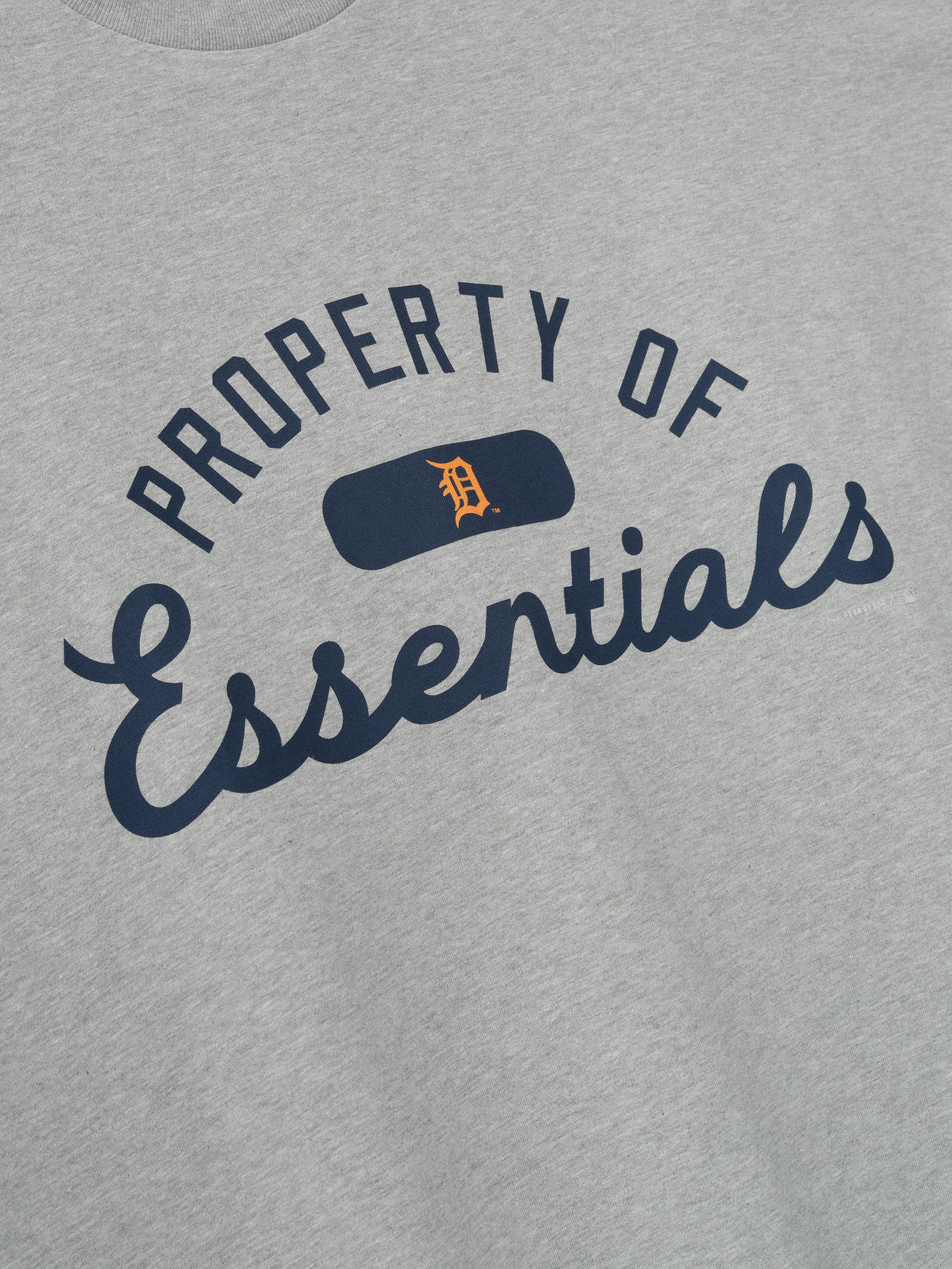 Essentials Tigers Merch Tee Concrete Heather