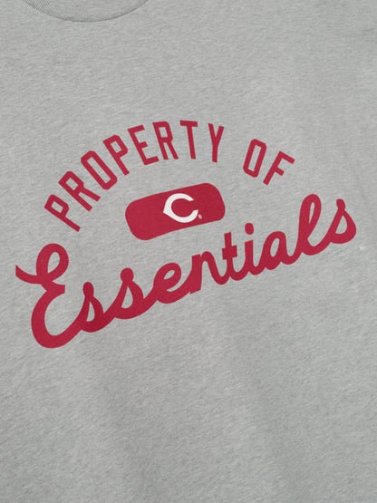 Essentials Reds Merch Tee Concrete Heather