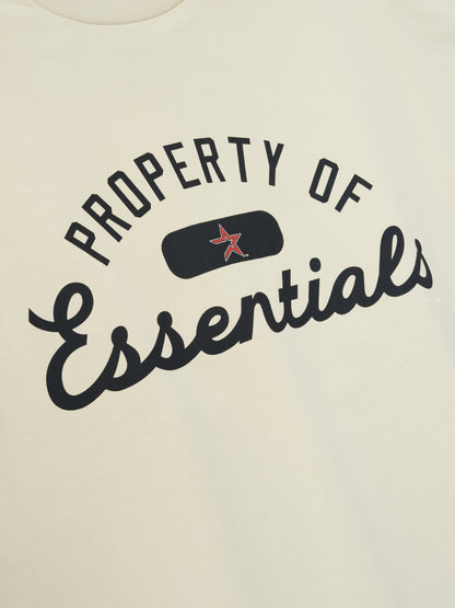 Essentials Astros Merch Tee Sandstone