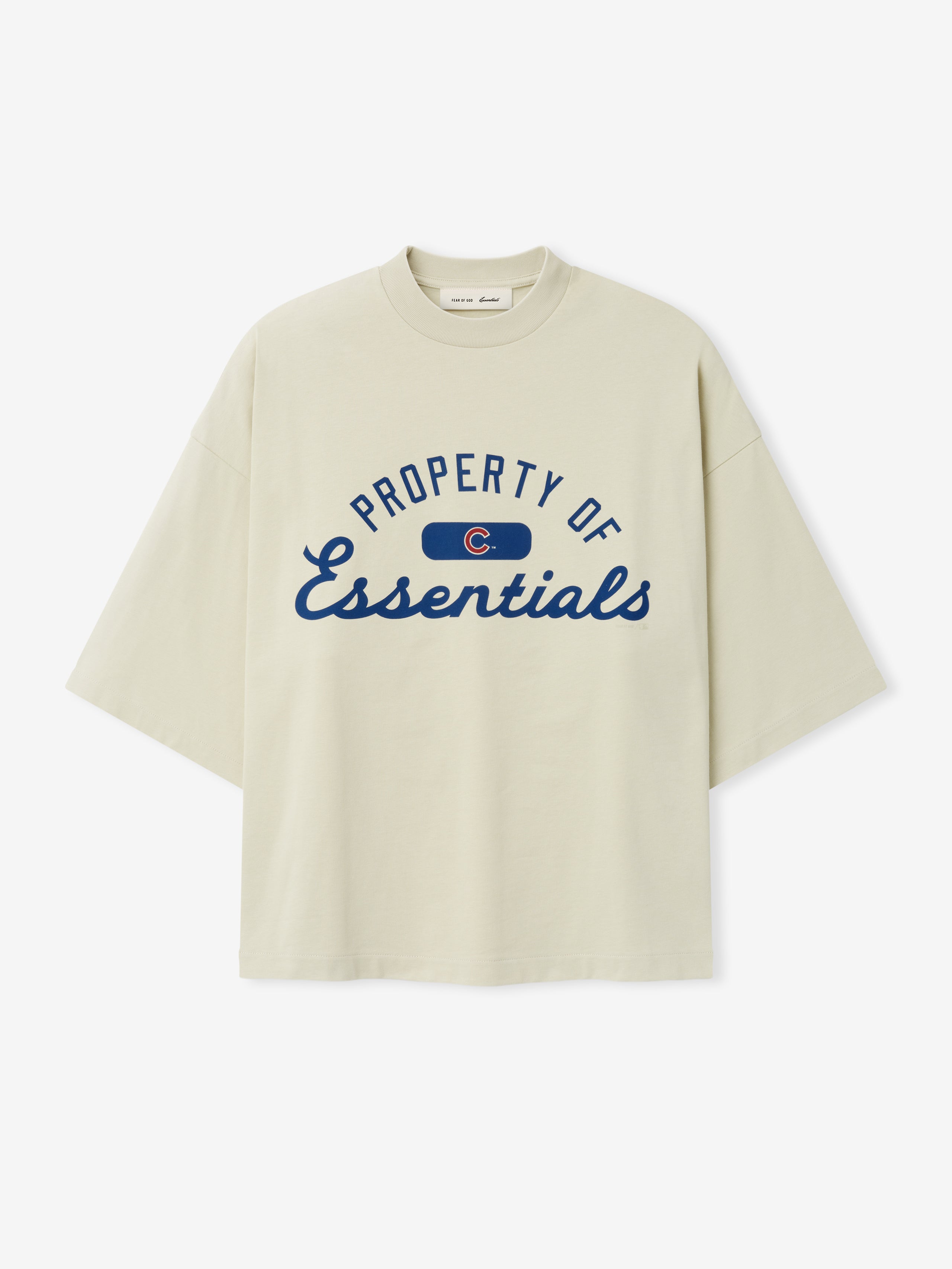 Essentials Cubs Merch Tee Sandstone