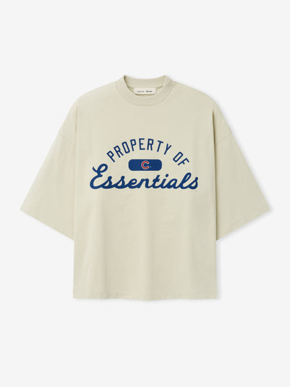Essentials Cubs Merch Tee Sandstone