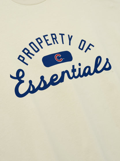Essentials Cubs Merch Tee Sandstone