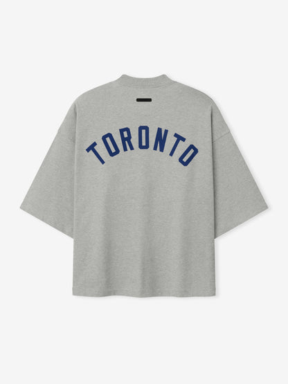 Essentials Blue Jays Merch Tee Concrete Heather