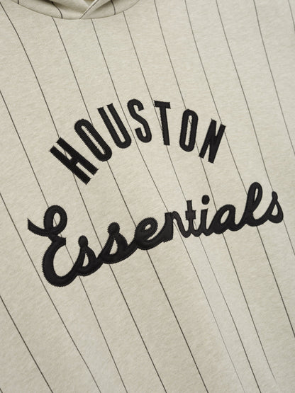 Essentials Astros Sport Hoodie Heather Stone W Black Pinstripes
