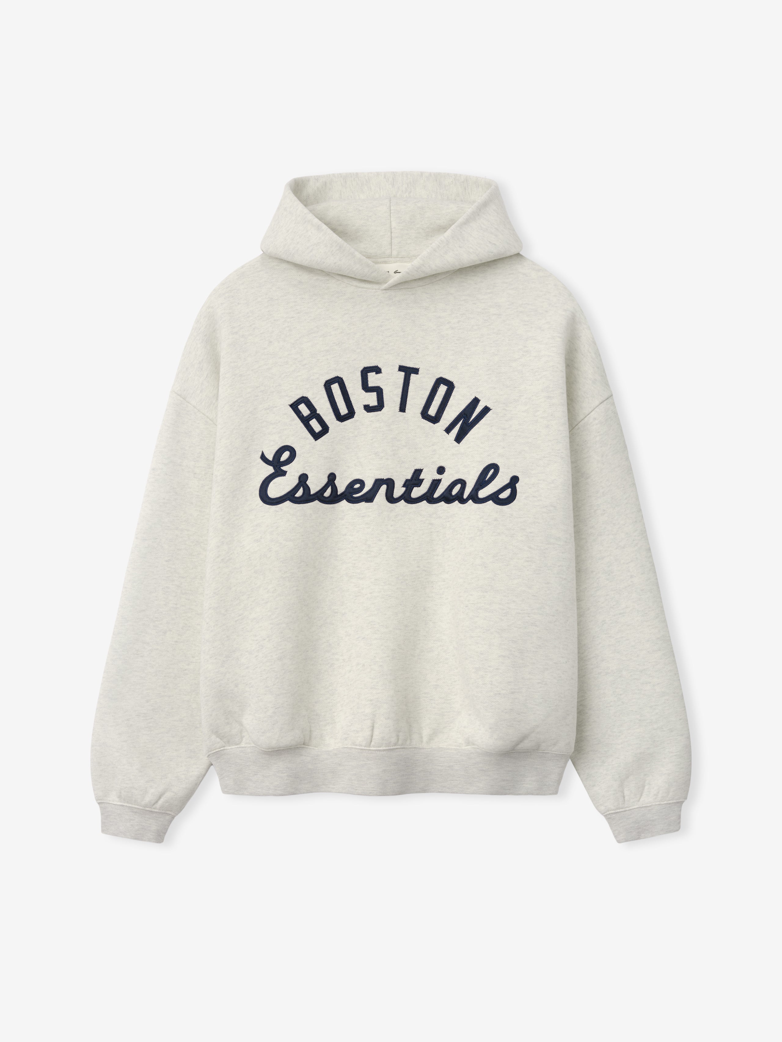 Essentials Red Sox Sport Hoodie Oatmeal Heather/ Light Heather Rib