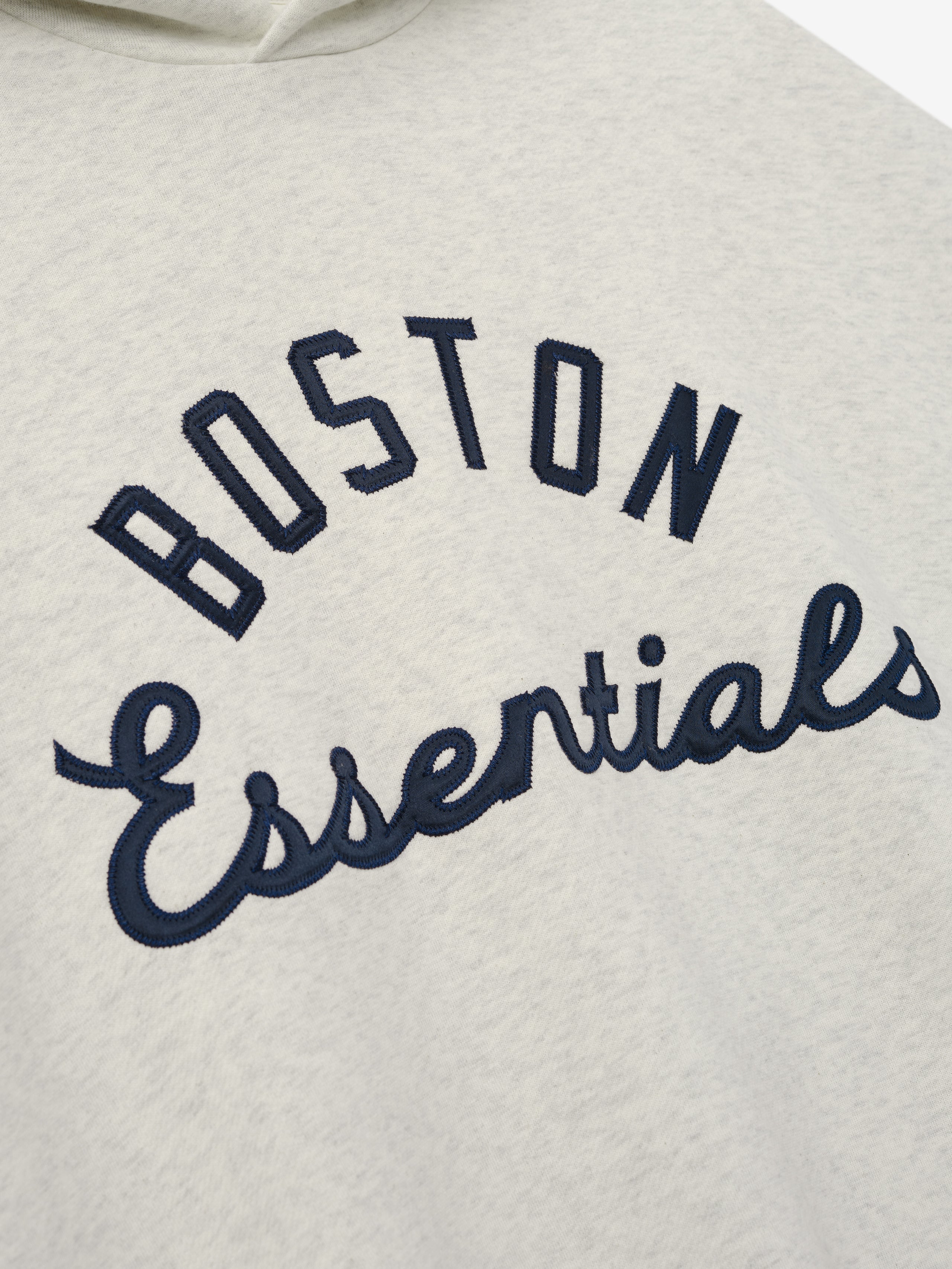 Essentials Red Sox Sport Hoodie Oatmeal Heather/ Light Heather Rib
