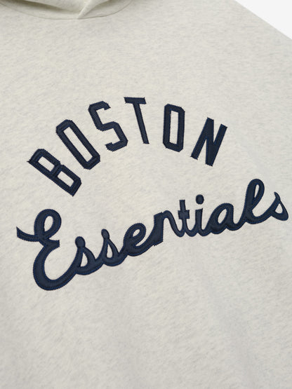 Essentials Red Sox Sport Hoodie Oatmeal Heather/ Light Heather Rib