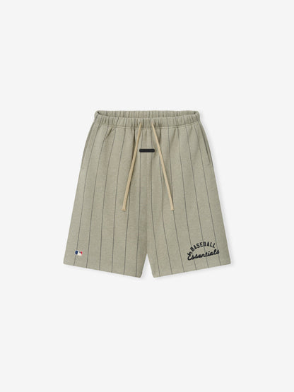 Essentials Mlb 90'S Sweatshort Seal Heather W Black Pinstripes