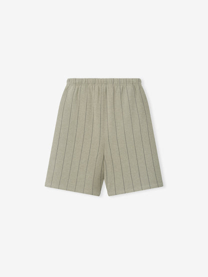 Essentials Mlb 90'S Sweatshort Seal Heather W Black Pinstripes