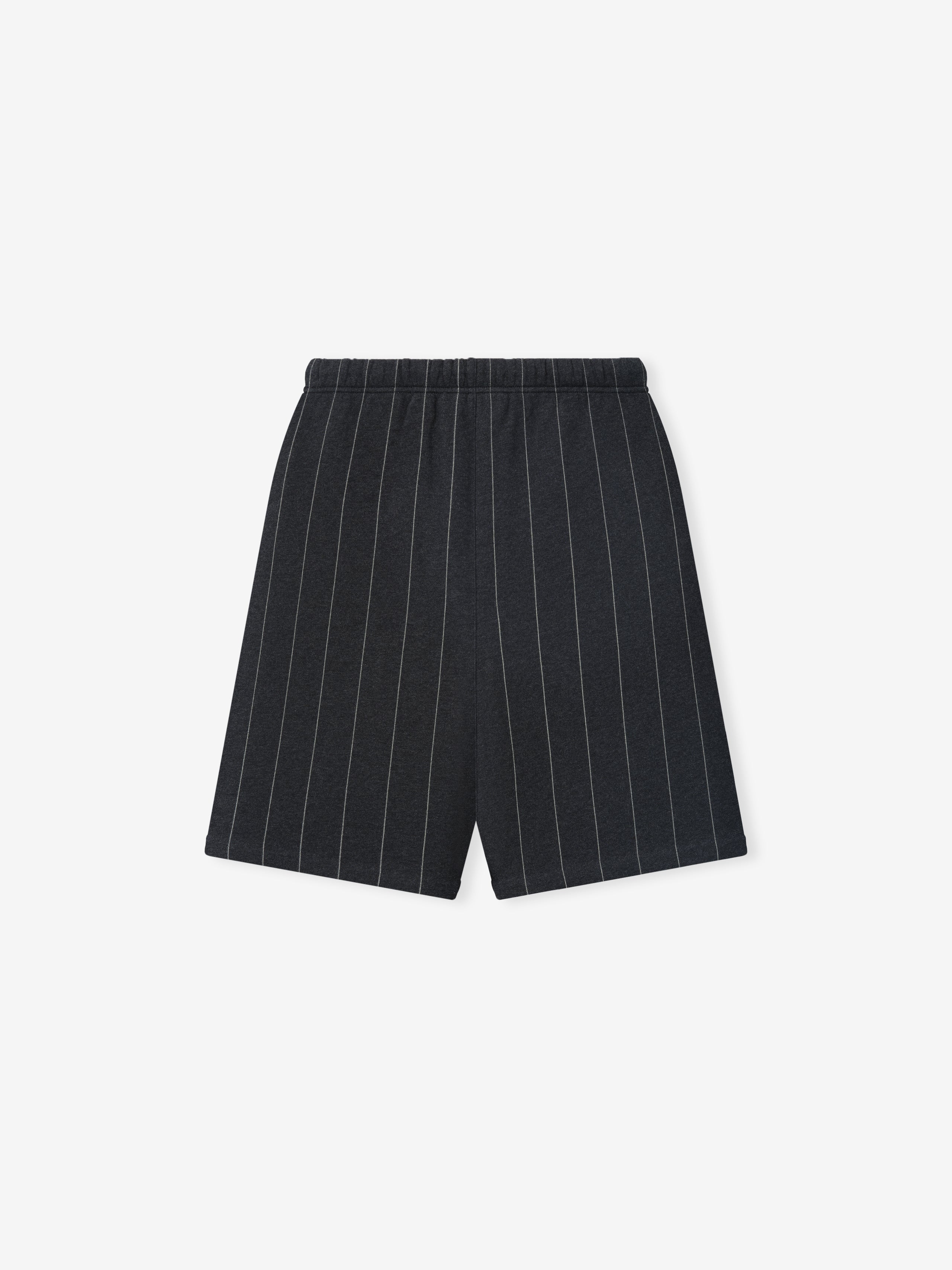 Essentials White Sox 90'S Sweatshort Iron Heather W White Pinstripes