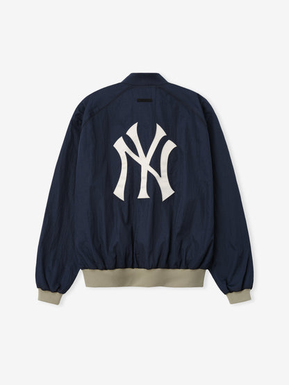 Essentials Yankees Half Zip Pullover Dark Sapphire/ Overland Rib