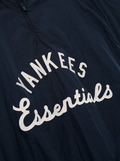 Essentials Yankees Half Zip Pullover Dark Sapphire/ Overland Rib