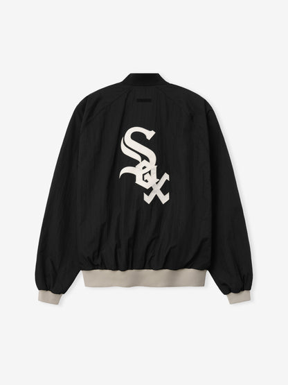 Essentials White Sox Half Zip Pullover Black