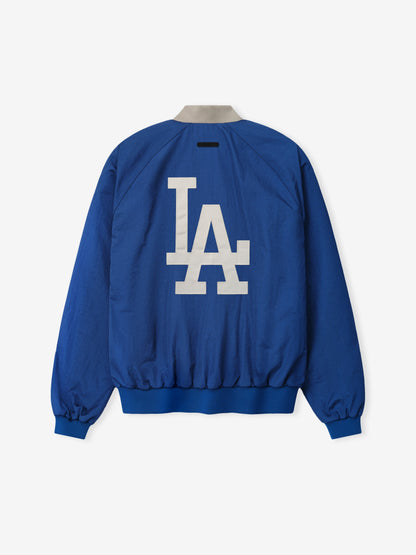 Essentials Dodgers Half Zip Pullover Estate Blue/ Seal Rib