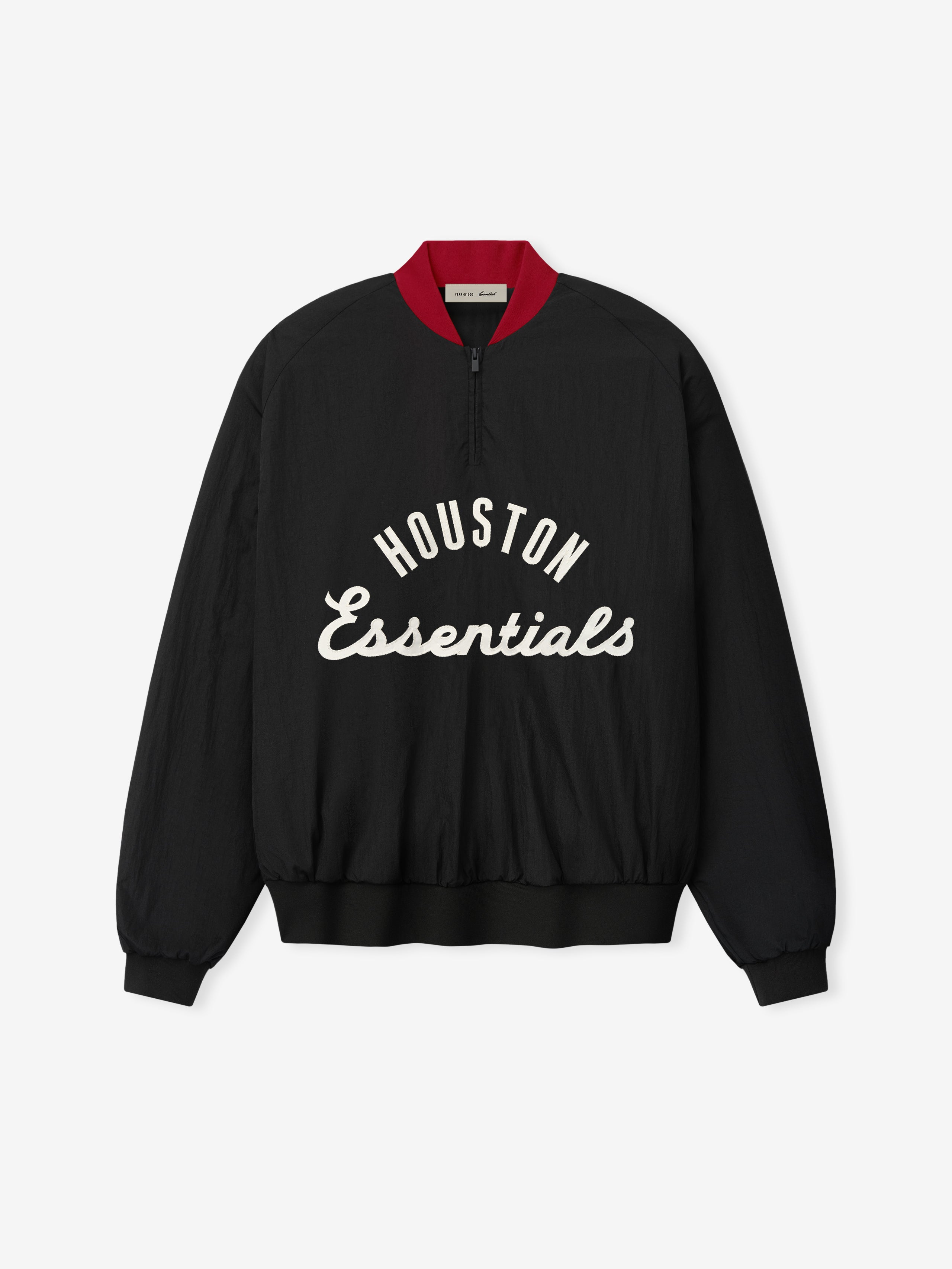Essentials Astros Half Zip Pullover Black
