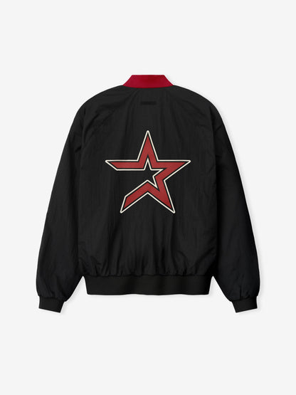 Essentials Astros Half Zip Pullover Black