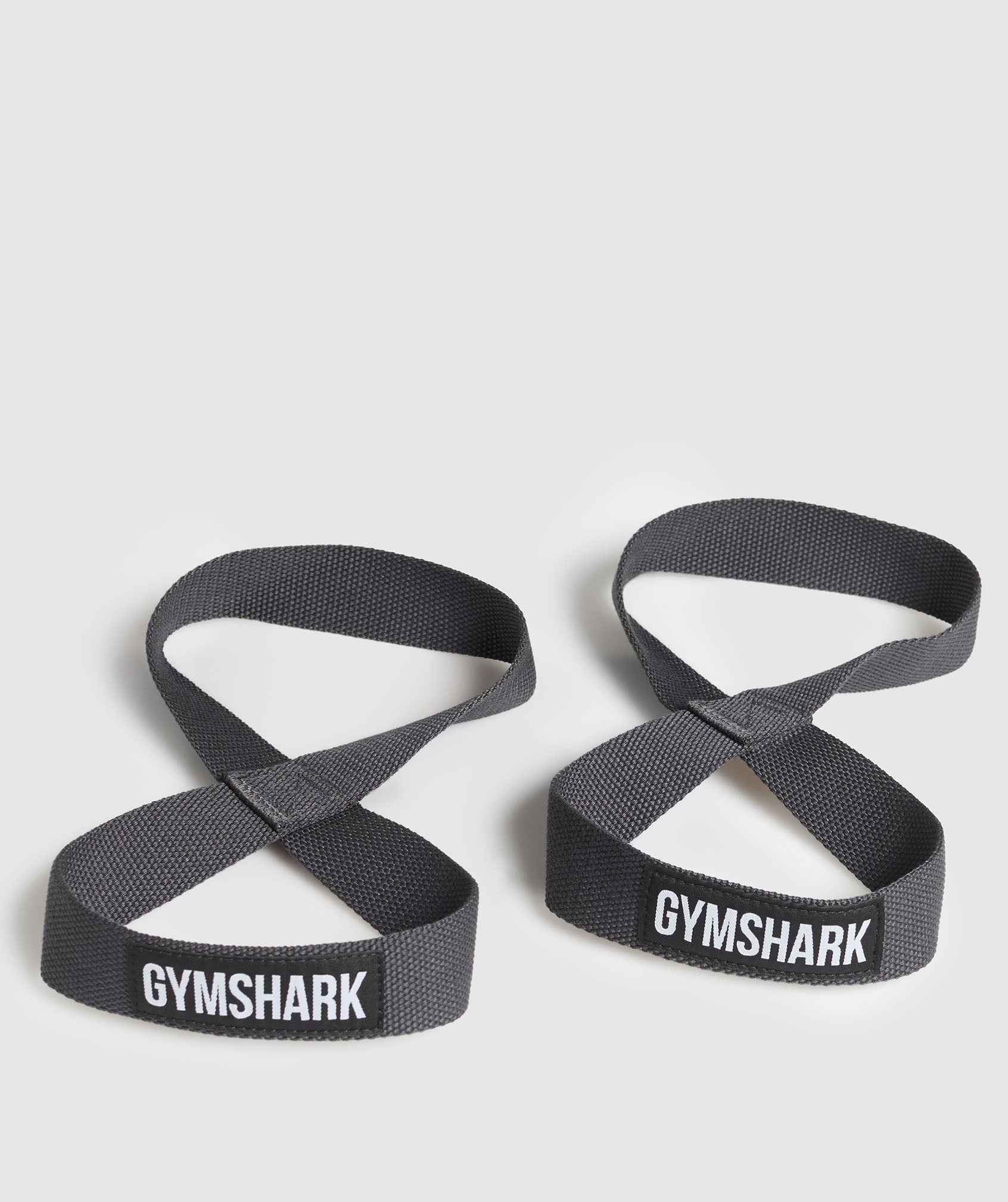 Gymshark Figure 8 Lifting Straps Onyx Grey
