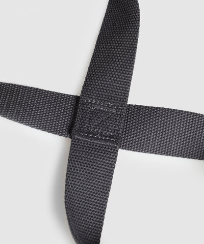 Gymshark Figure 8 Lifting Straps Onyx Grey