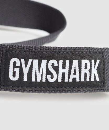 Gymshark Figure 8 Lifting Straps Onyx Grey