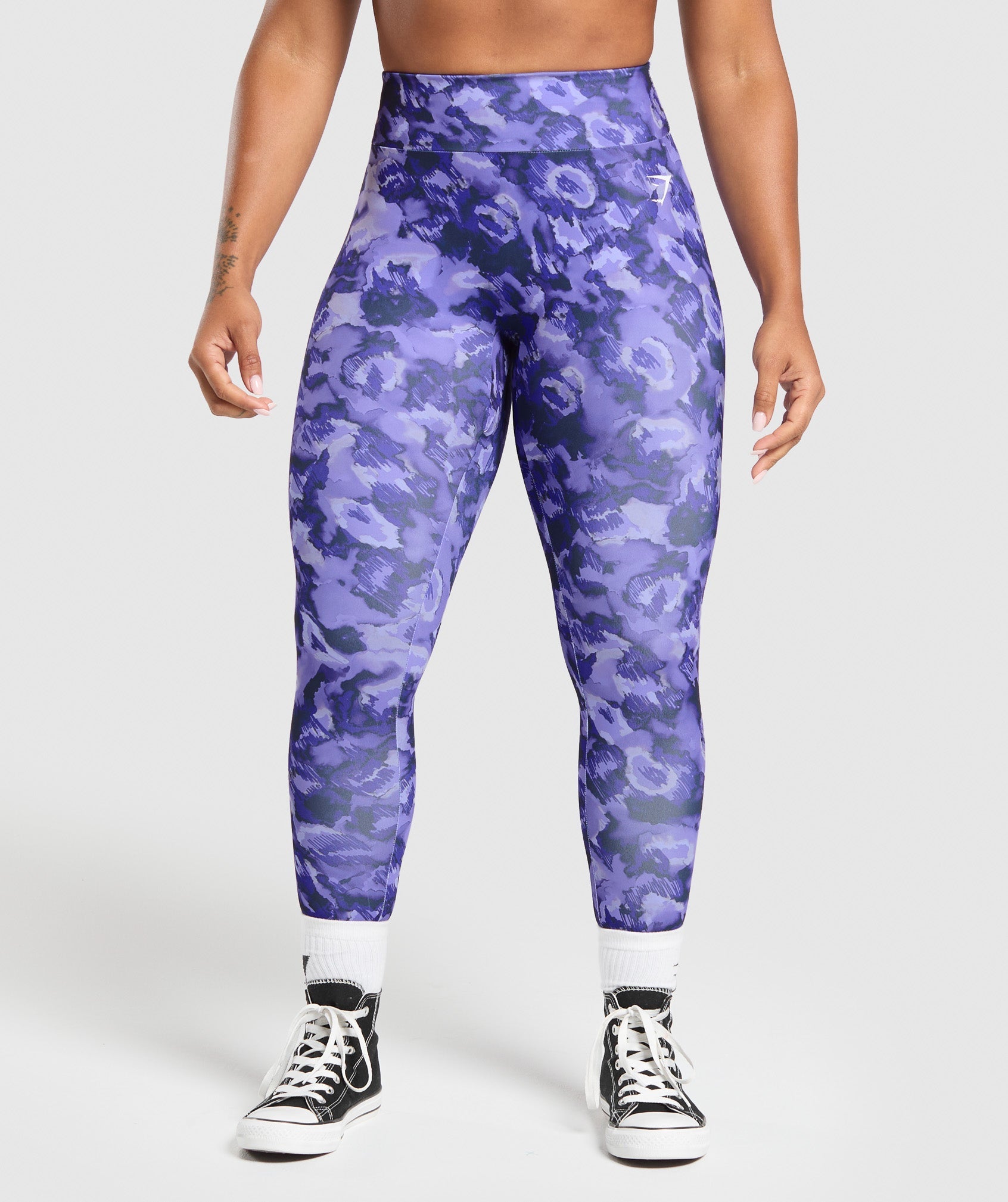 Women's Gymshark Reps Power Leggings Fresh Lilac