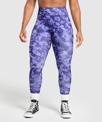 Women's Gymshark Reps Power Leggings Fresh Lilac