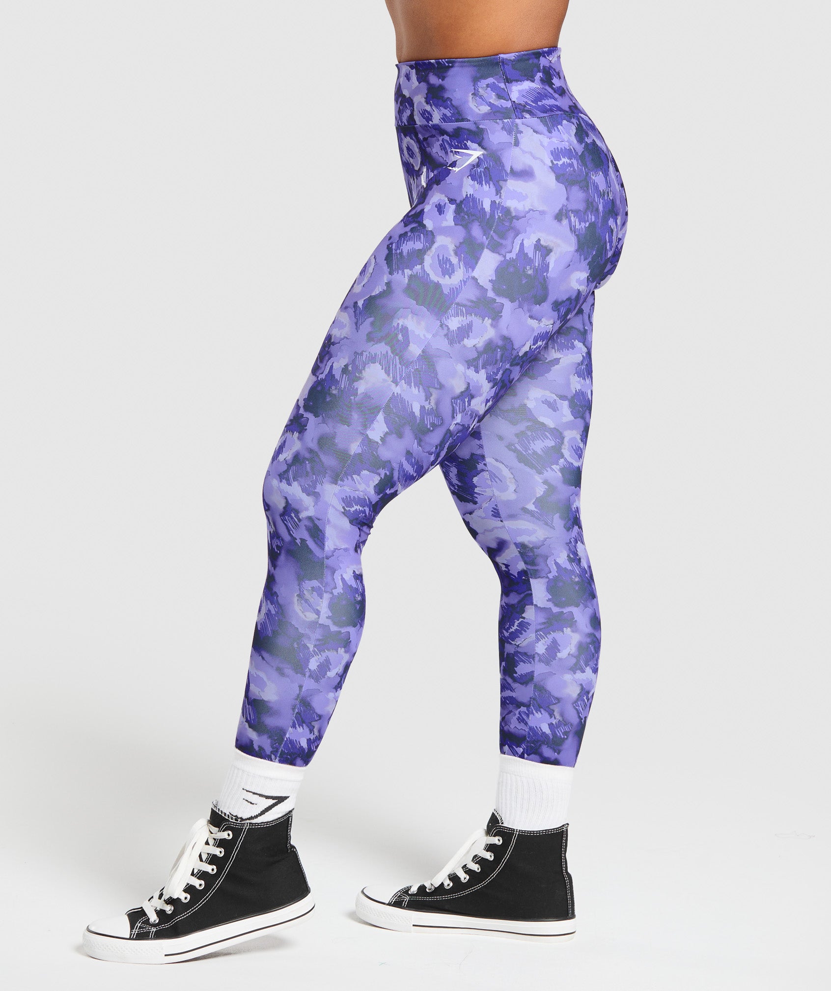 Women's Gymshark Reps Power Leggings Fresh Lilac