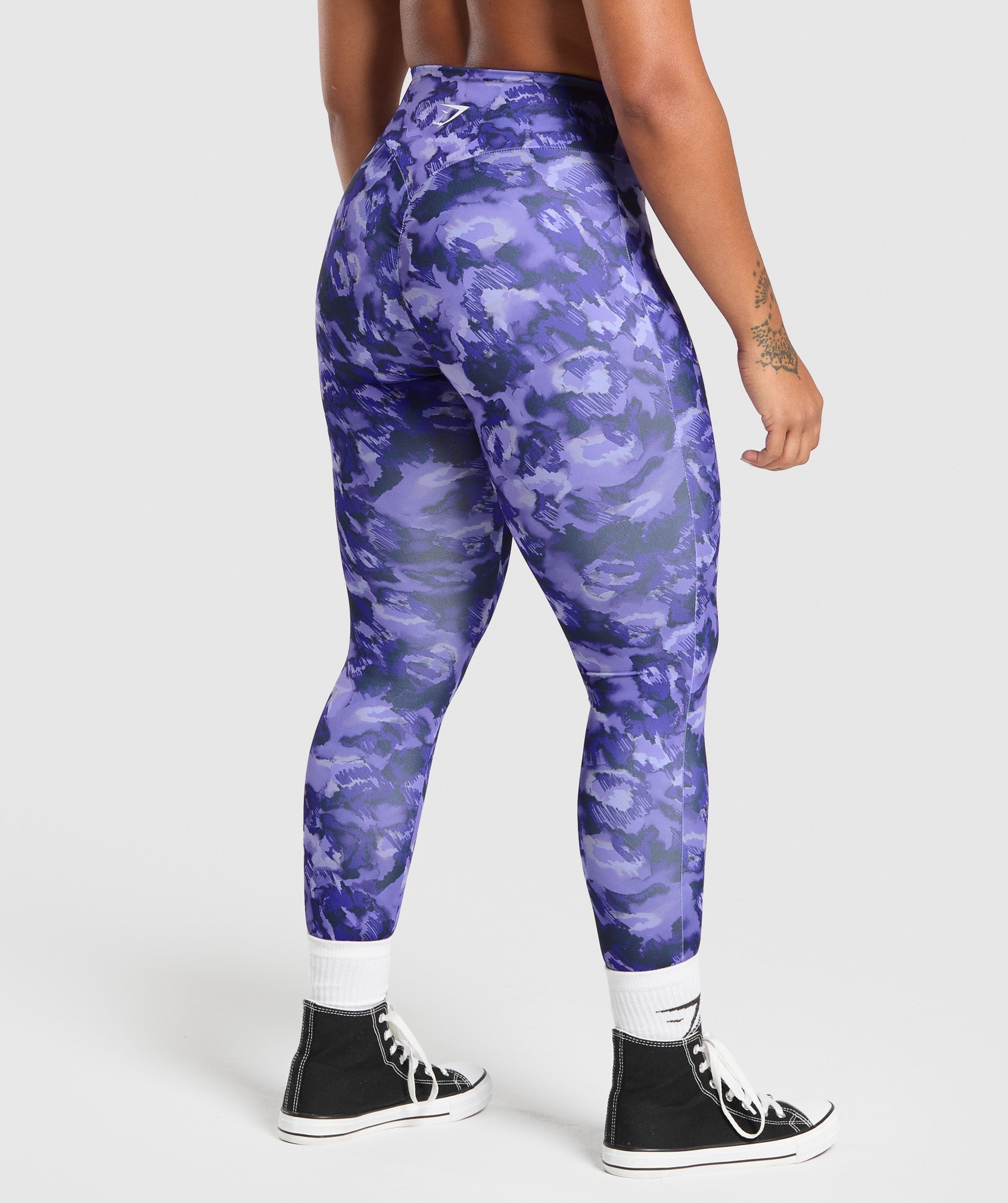 Women's Gymshark Reps Power Leggings Fresh Lilac