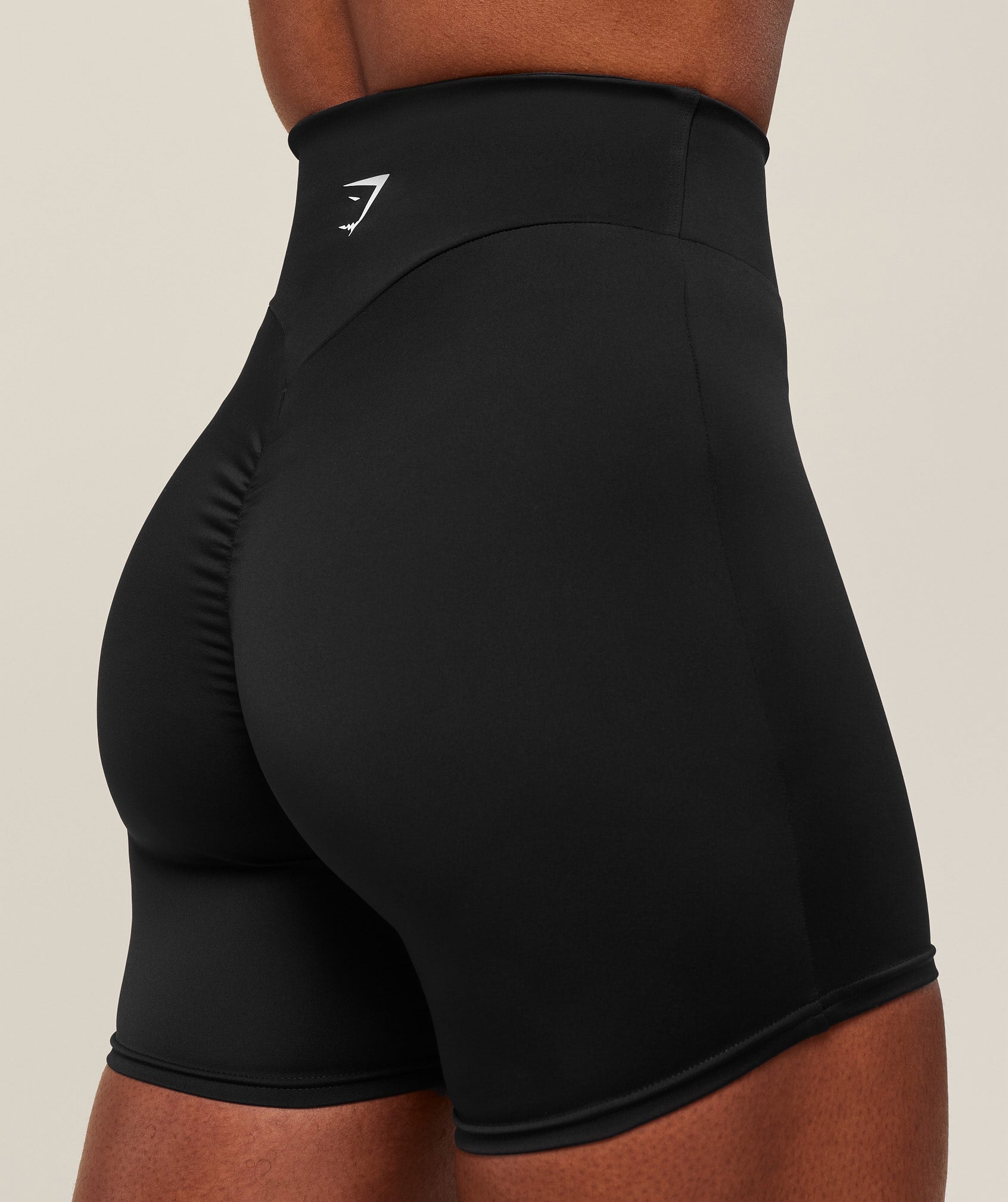 Women's Gymshark Reps Power Tight Shorts Black