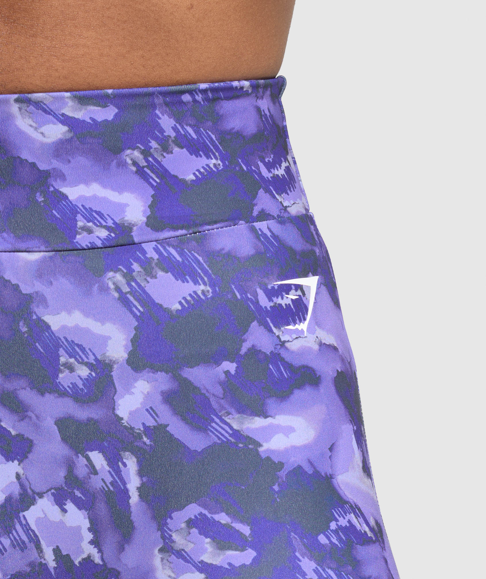 Women's Gymshark Reps Power Tight Shorts Fresh Lilac