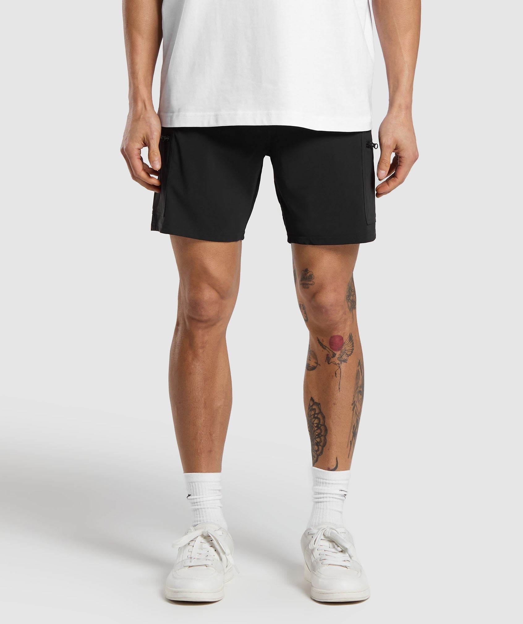 Gymshark Rest Day 6" Cargo Shorts Black