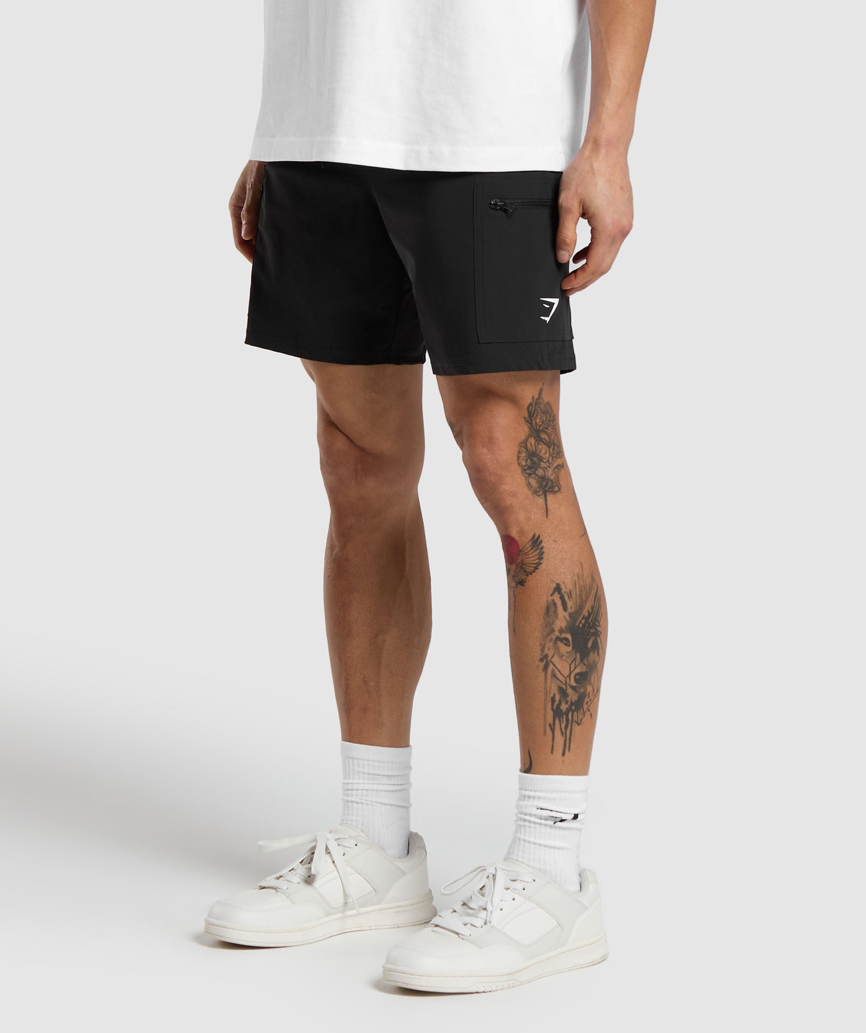 Gymshark Rest Day 6" Cargo Shorts Black