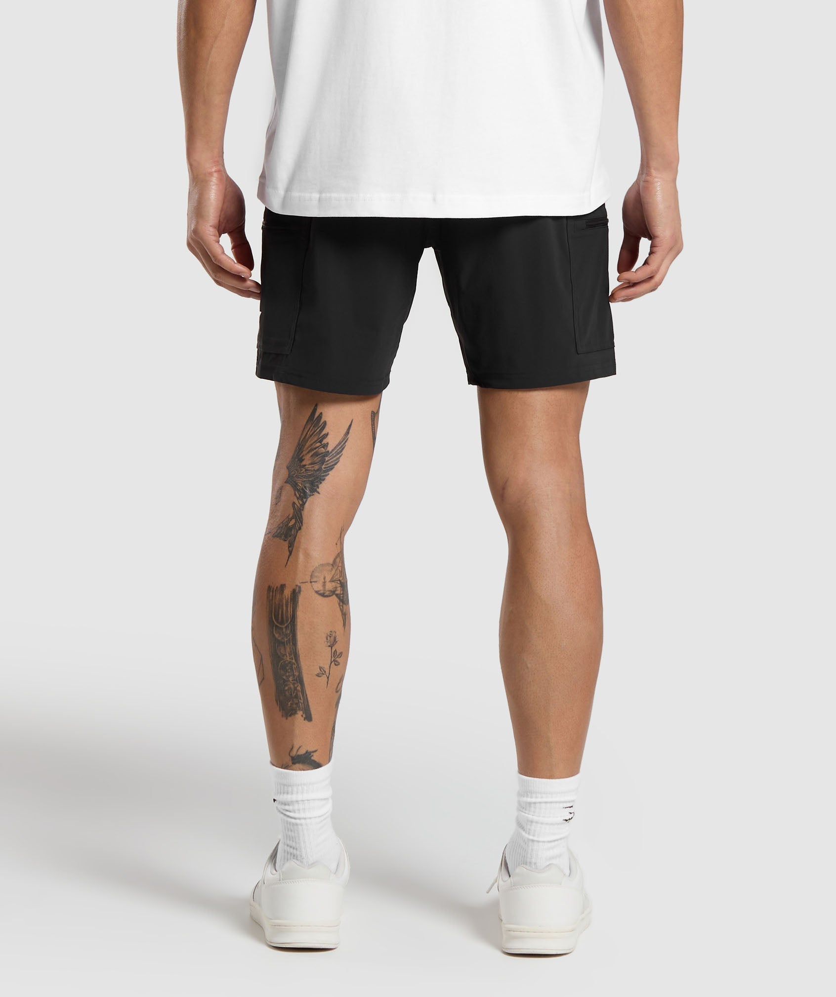 Gymshark Rest Day 6" Cargo Shorts Black