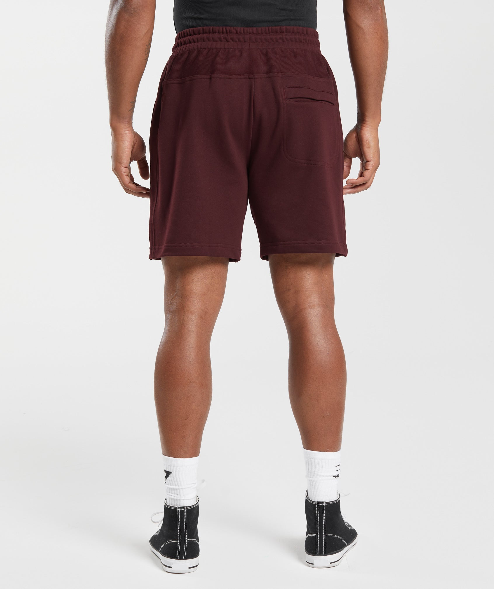 Gymshark Rest Day Essentials Shorts Rich Maroon