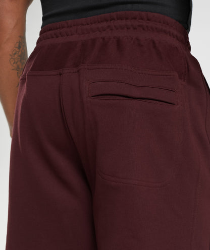Gymshark Rest Day Essentials Shorts Rich Maroon
