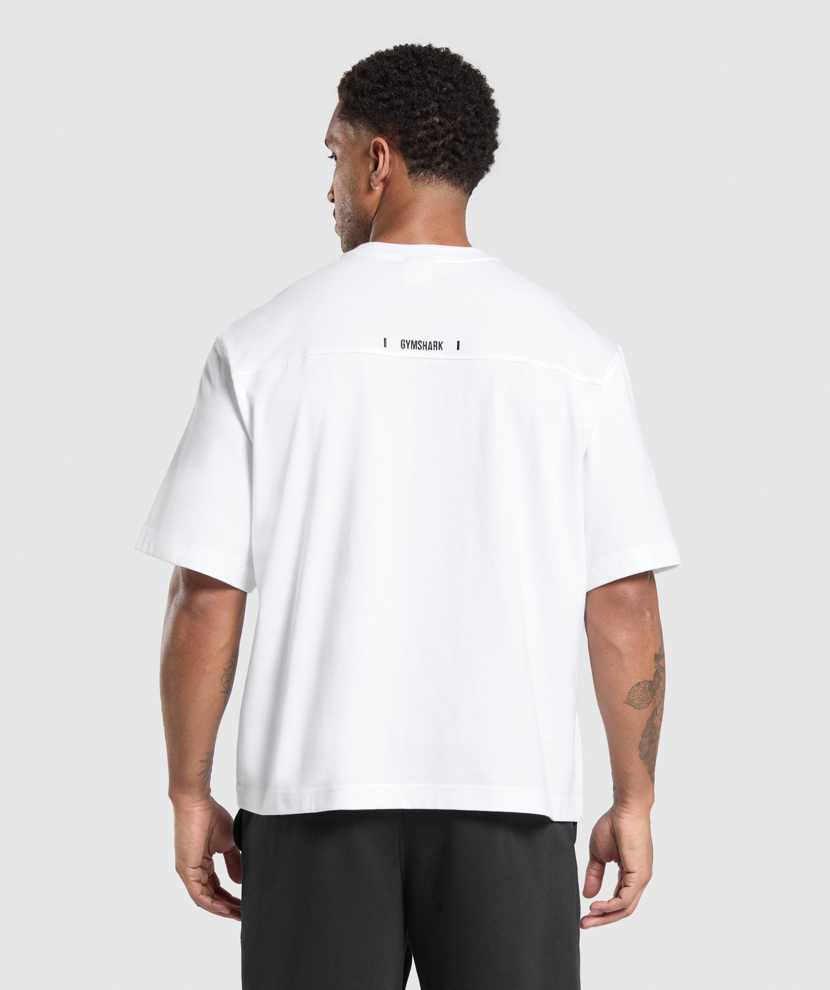 Gymshark Rest Day Essentials Boxy T-Shirt White