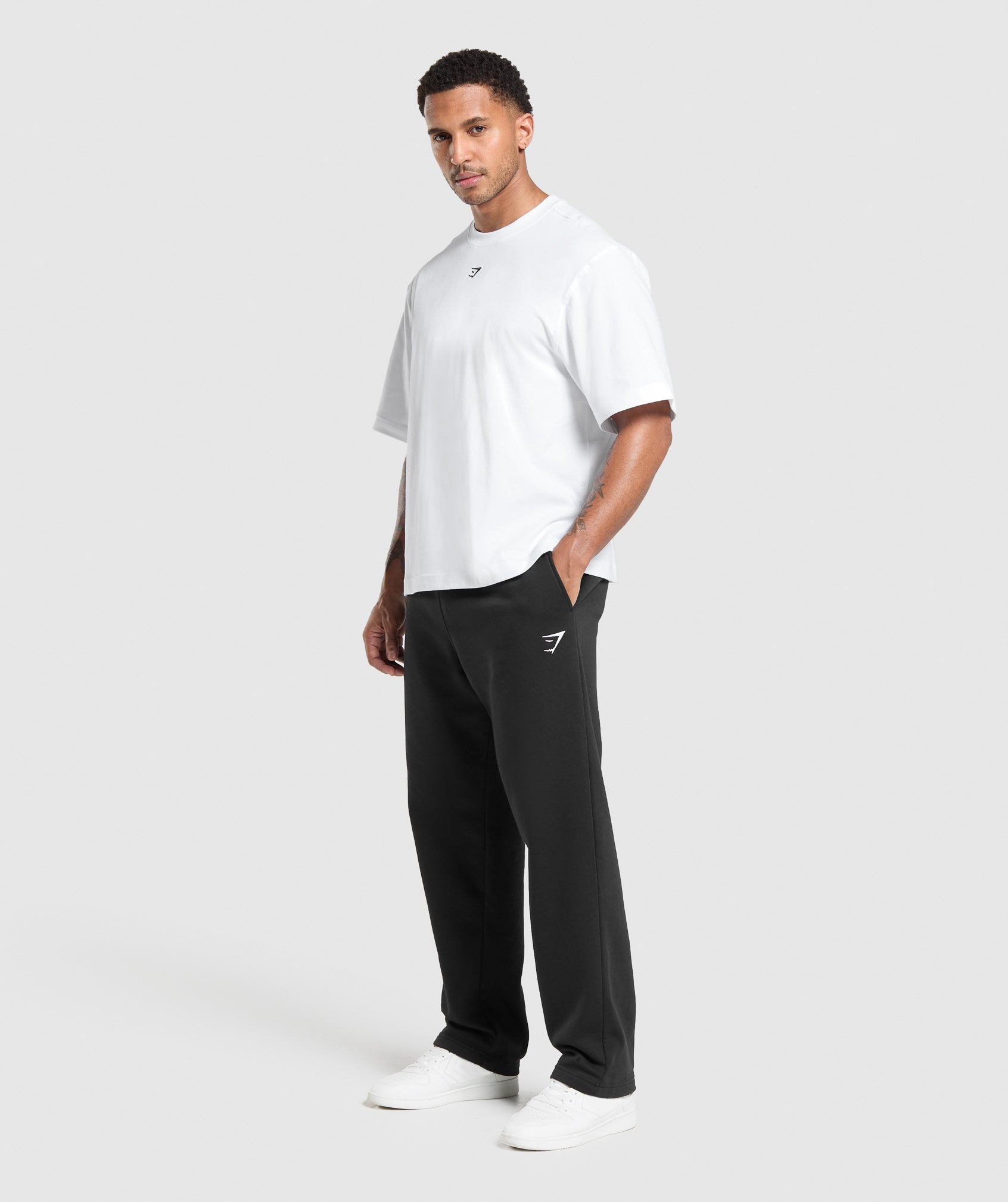 Gymshark Rest Day Essentials Boxy T-Shirt White
