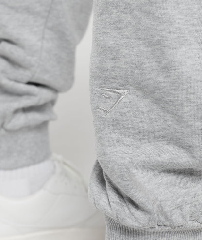 Gymshark Rest Day Essentials Cargo Joggers Light Grey Core Marl
