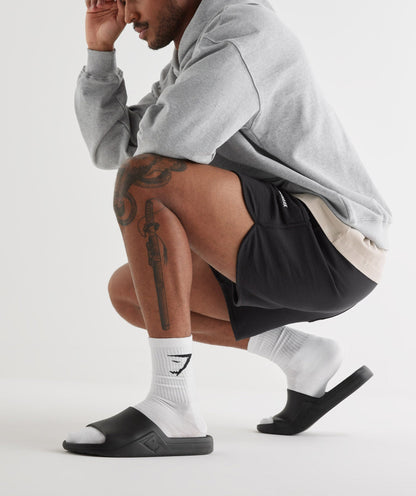 Gymshark Rest Day Slides Black