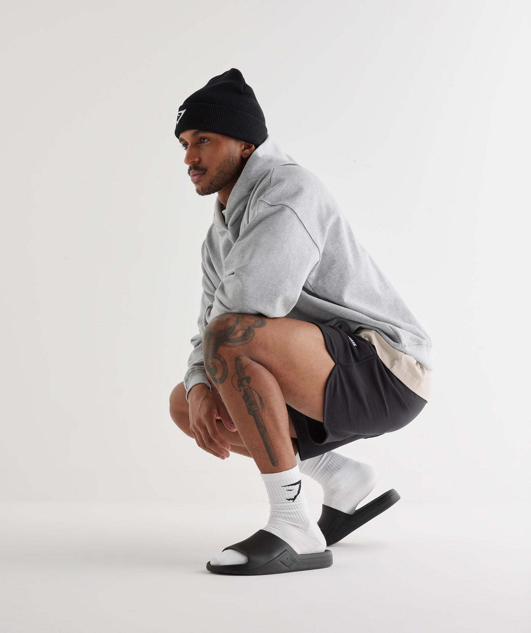 Gymshark Rest Day Slides Black