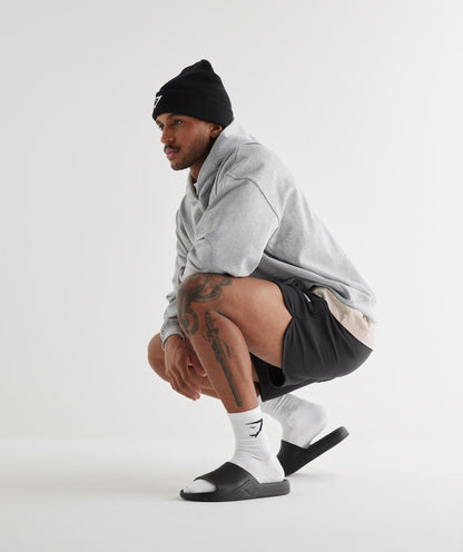 Gymshark Rest Day Slides Black