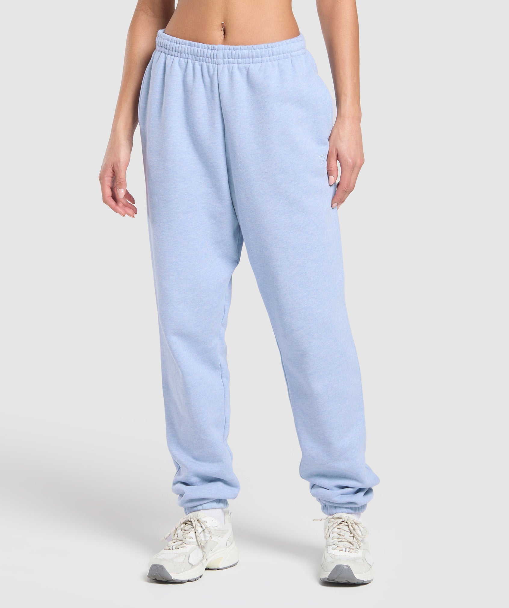 Women's Gymshark Rest Day Sweats 2.0 Joggers Bros Gentle Blue Marl