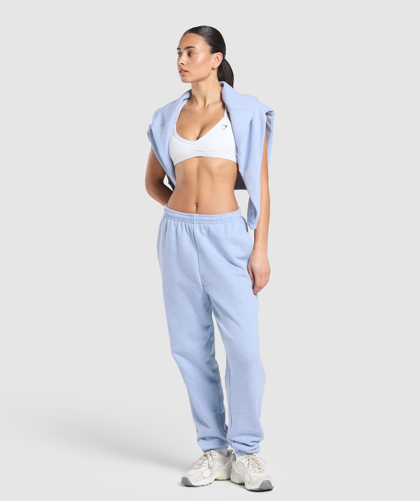 Women's Gymshark Rest Day Sweats 2.0 Joggers Bros Gentle Blue Marl